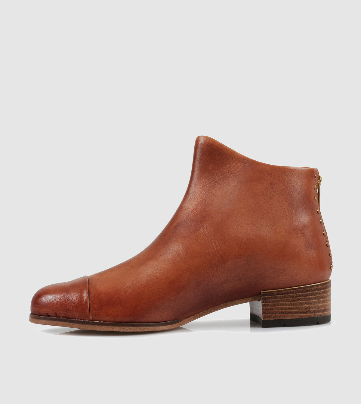 Beau5 Leather Ankle Boots by Beau Coops