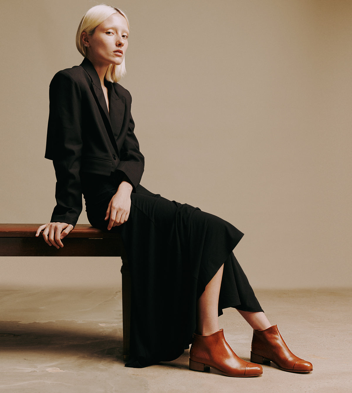Beau5 Leather Ankle Boots by Beau Coops