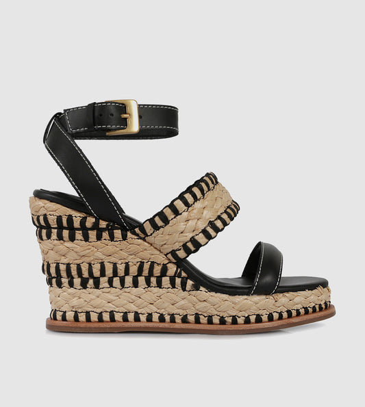 Bianca Wedge Sandals by Sempre Di
