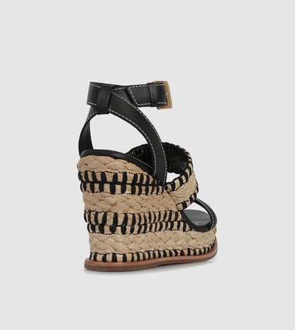 Bianca Wedge Sandals by Sempre Di