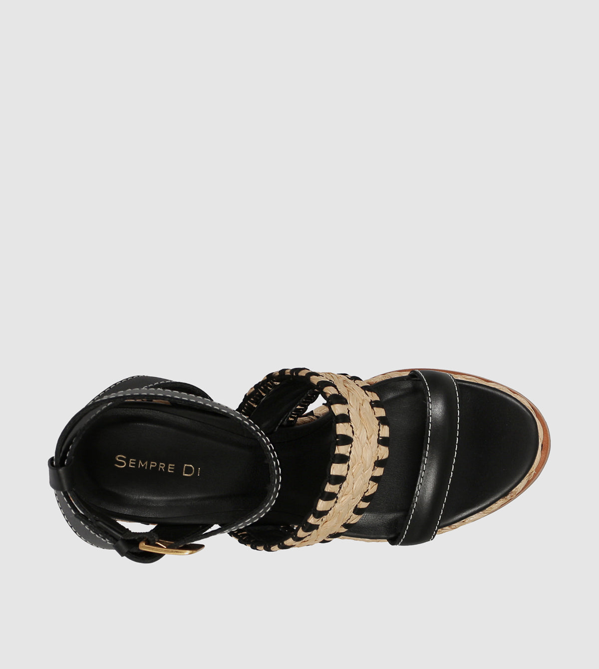 Bianca Wedge Sandals by Sempre Di