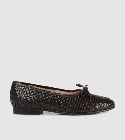 Woven Brown Ballerina