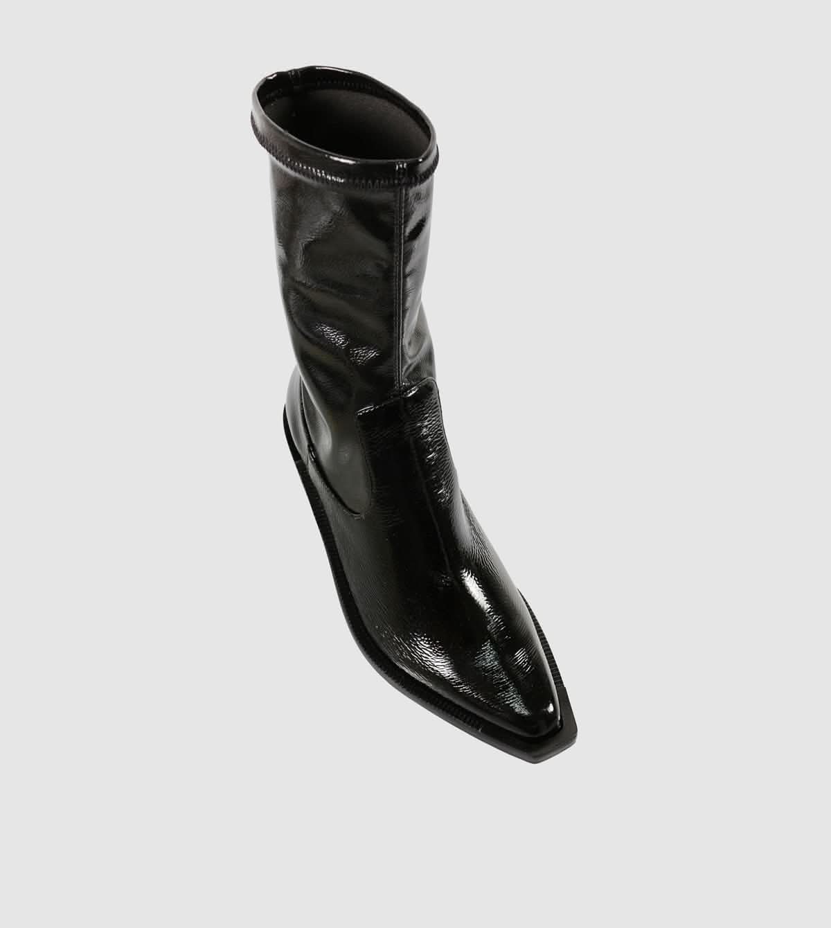 Jayda Patent Ankle Boots by Sempre Di