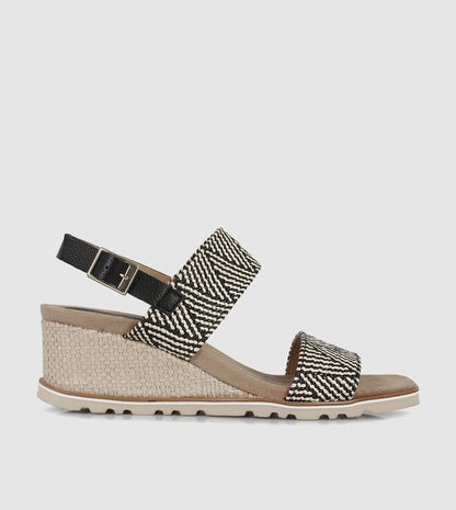 Roma Wedge Sandals by Piazza Grande