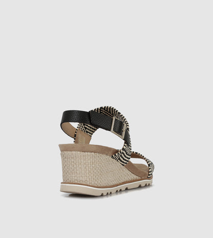 Roma Wedge Sandals by Piazza Grande