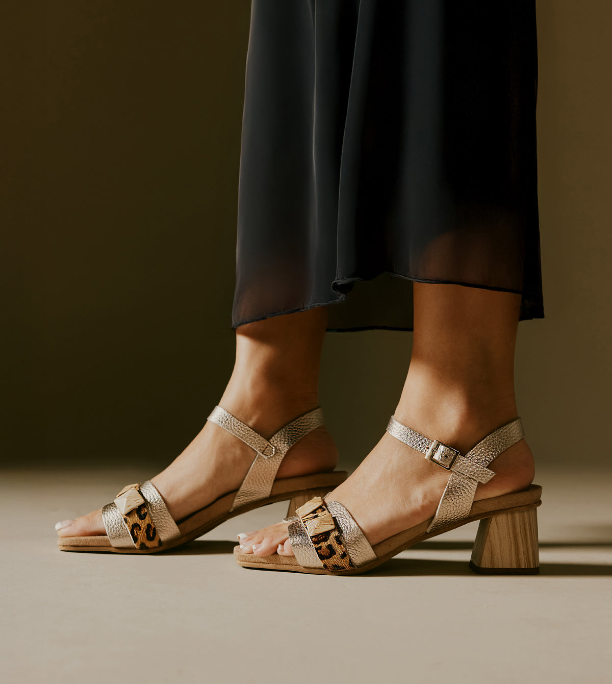 Zoelle Block Sandals by Piazza Grande