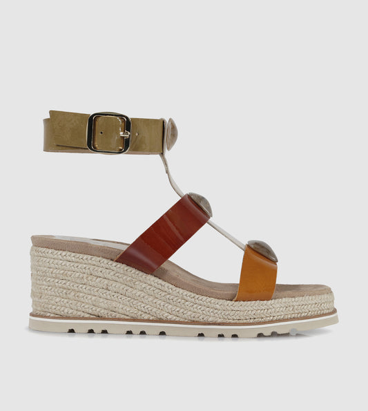 Tropea Wedge Sandals by Piazza Grande