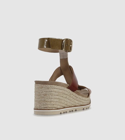 Tropea Wedge Sandals by Piazza Grande