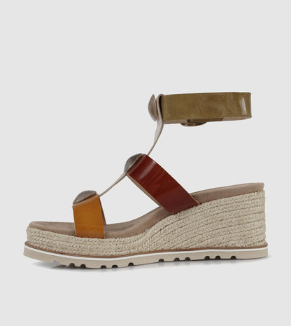 Tropea Wedge Sandals by Piazza Grande