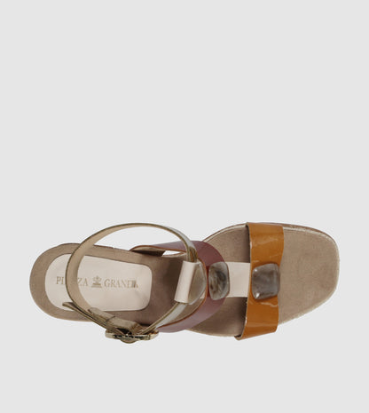 Tropea Wedge Sandals by Piazza Grande