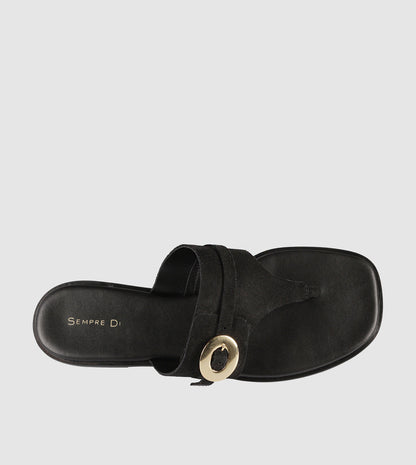 Jesmyn Flat Sandals by Sempre Di