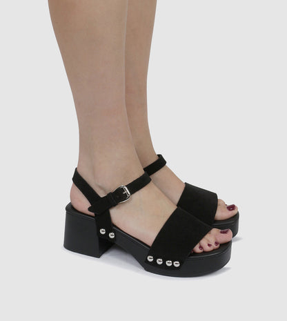 Veda Platform Heels by Sempre Di
