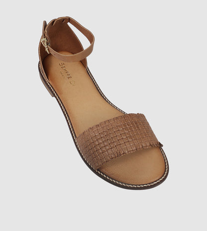 Greta Flat Sandals by Sempre Di
