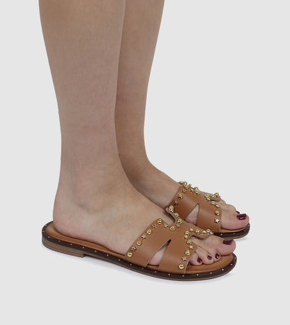 Thea Flat Sandals by Sempre Di