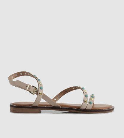Viera Flat Sandals by Sempre Di