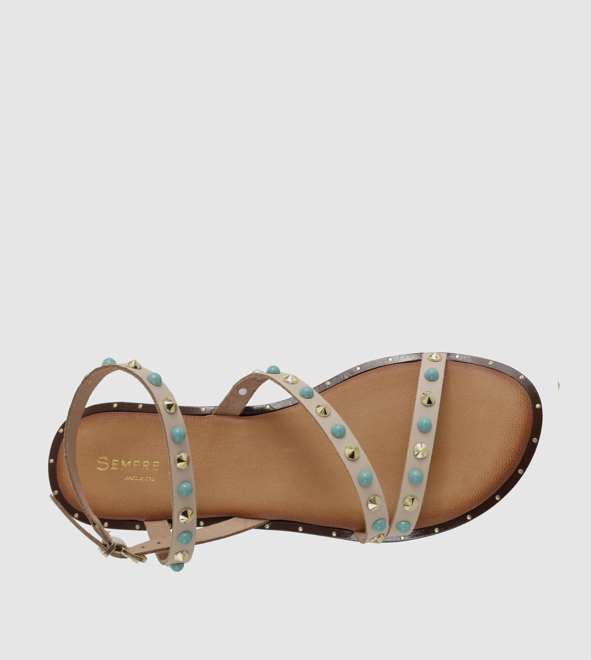 Viera Flat Sandals by Sempre Di