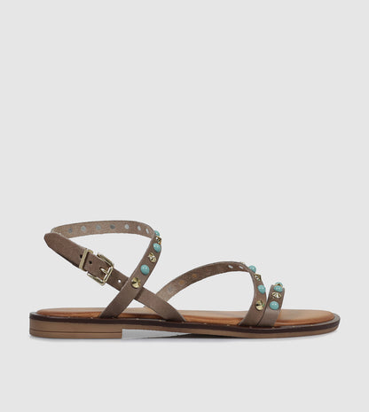Viera Flat Sandals by Sempre Di
