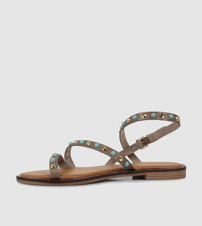 Viera Flat Sandals by Sempre Di
