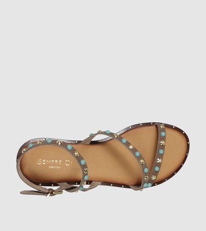 Viera Flat Sandals by Sempre Di