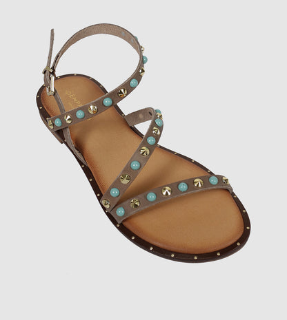 Viera Flat Sandals by Sempre Di