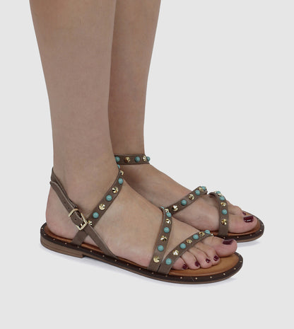 Viera Flat Sandals by Sempre Di
