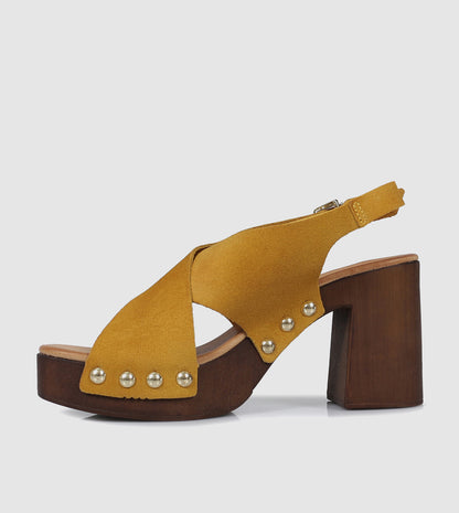 Riven Platform Heels by Sempre Di