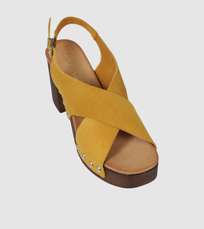 Riven Platform Heels by Sempre Di
