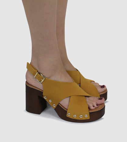 Riven Platform Heels by Sempre Di