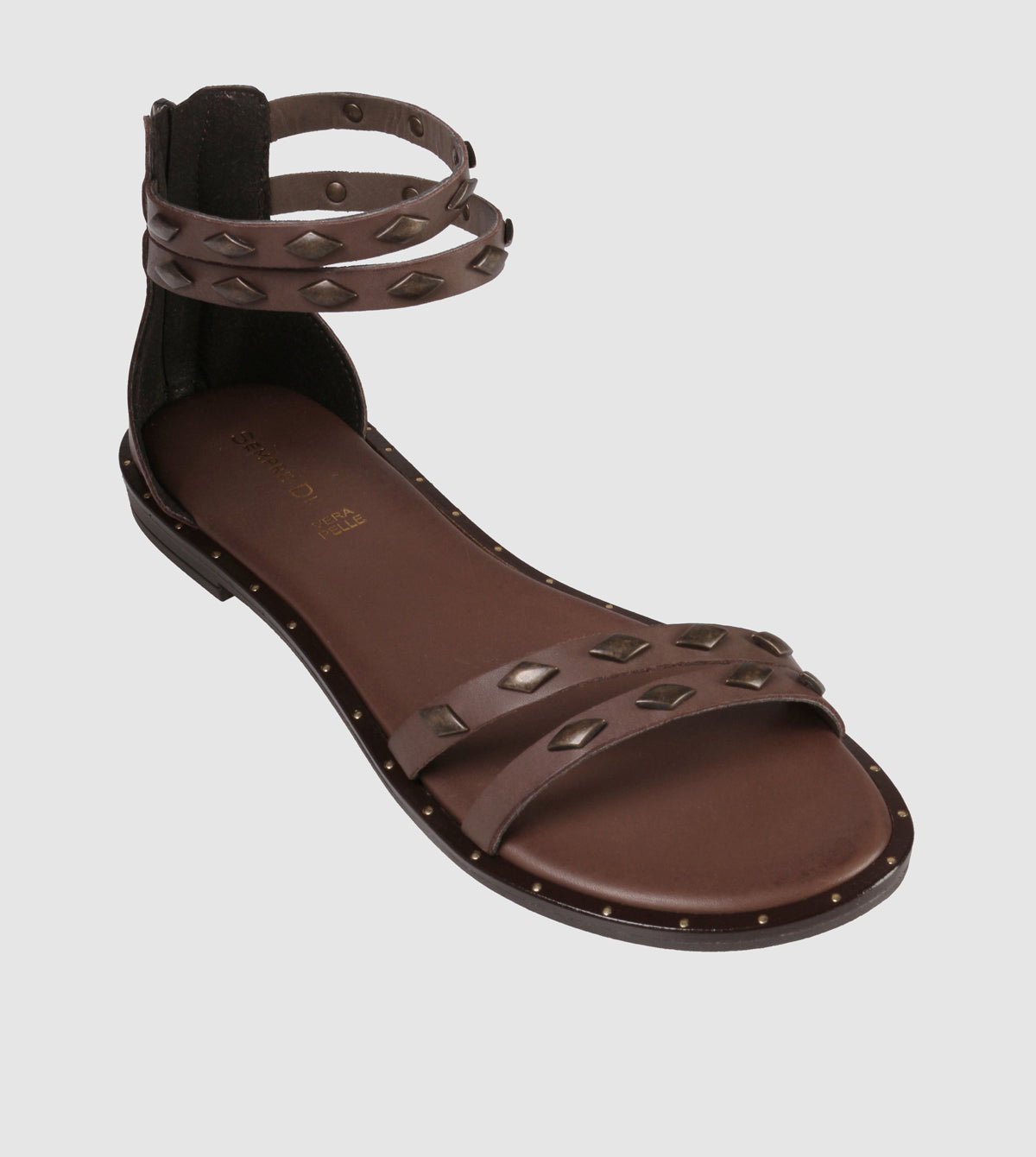 Yalina Flat Sandals by Sempre Di