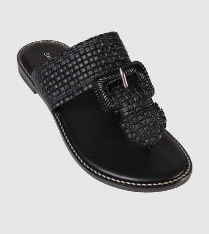 Leeland Flat Sandals by Sempre Di