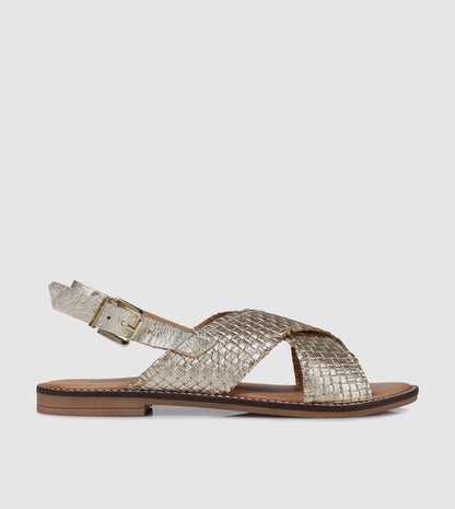Gracie Flat Sandals by Sempre Di
