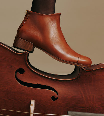 Beau5 Leather Ankle Boots by Beau Coops