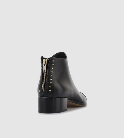 Beau5 Leather Ankle Boots by Beau Coops