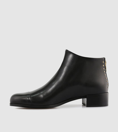 Beau5 Leather Ankle Boots by Beau Coops