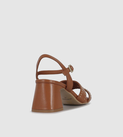 Oriane Block Sandals by Bruno Premi