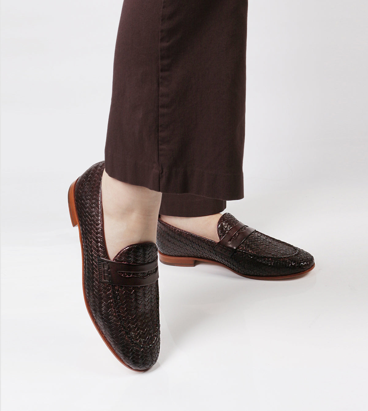 Brown Leather Loafers