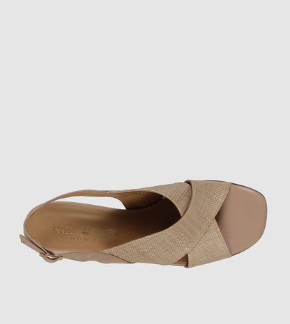 Eugenia Block Sandals by Piazza Grande