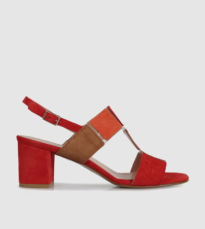Rosetta Block Sandals by Piazza Grande
