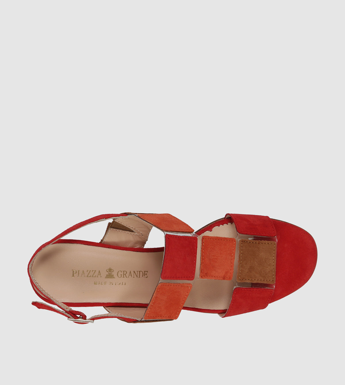 Rosetta Block Sandals by Piazza Grande