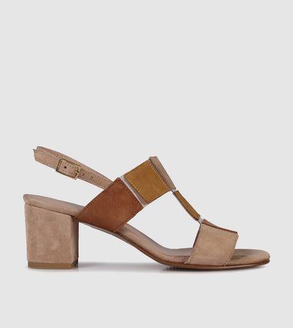 Rosetta Block Sandals by Piazza Grande