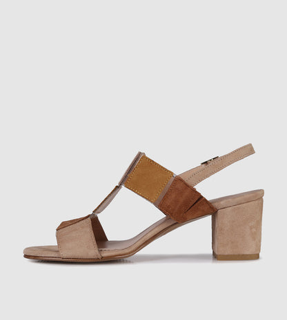 Rosetta Block Sandals by Piazza Grande