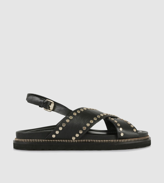 Noir Sandals by Elvio Zanon