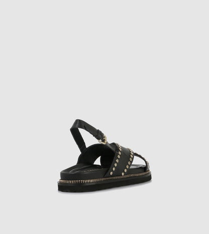 Noir Sandals by Elvio Zanon