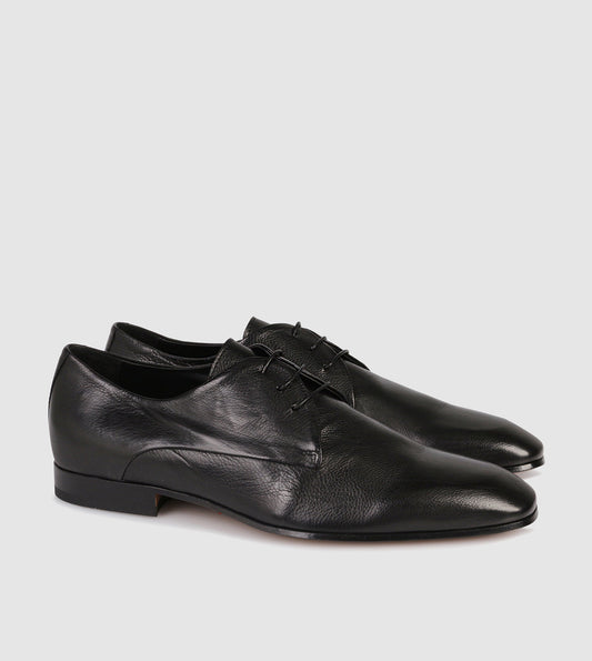 Black Leather Lace Ups