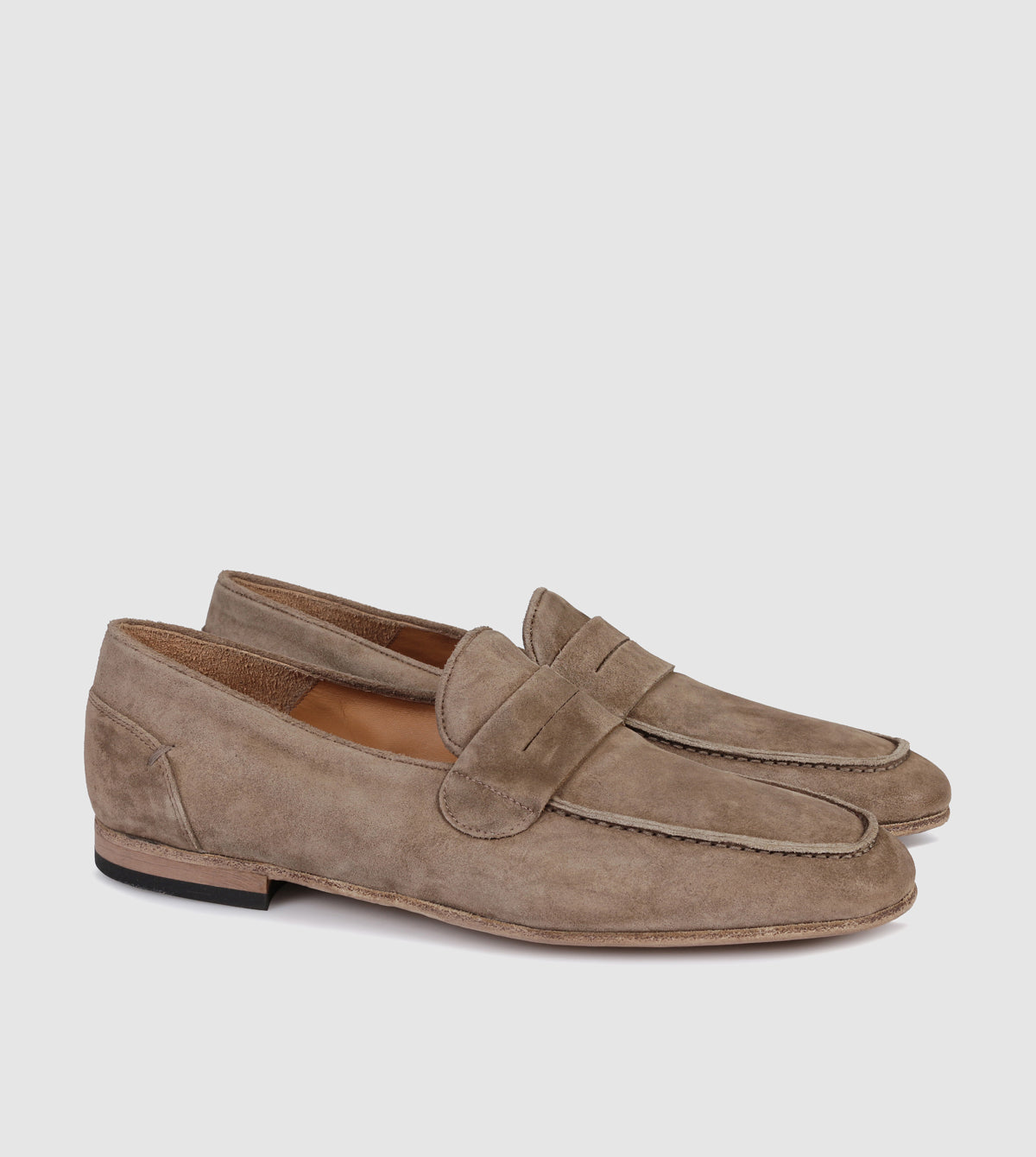 Tan Suede Casual Loafer
